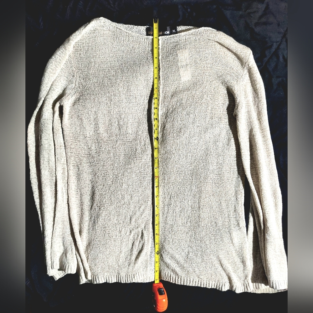 Gabriel Union, Sweater, XL, Off White, Good Condition - Picture 10 of 10